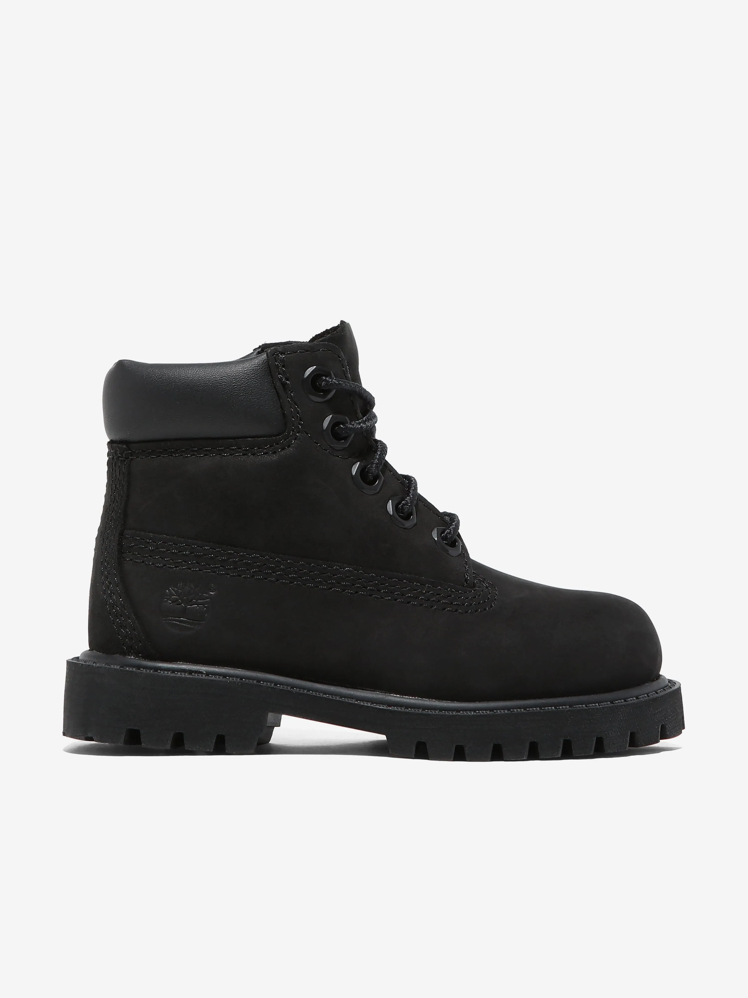 Timberland Kids 6 inch Lace-Up Waterproof Boots in Black