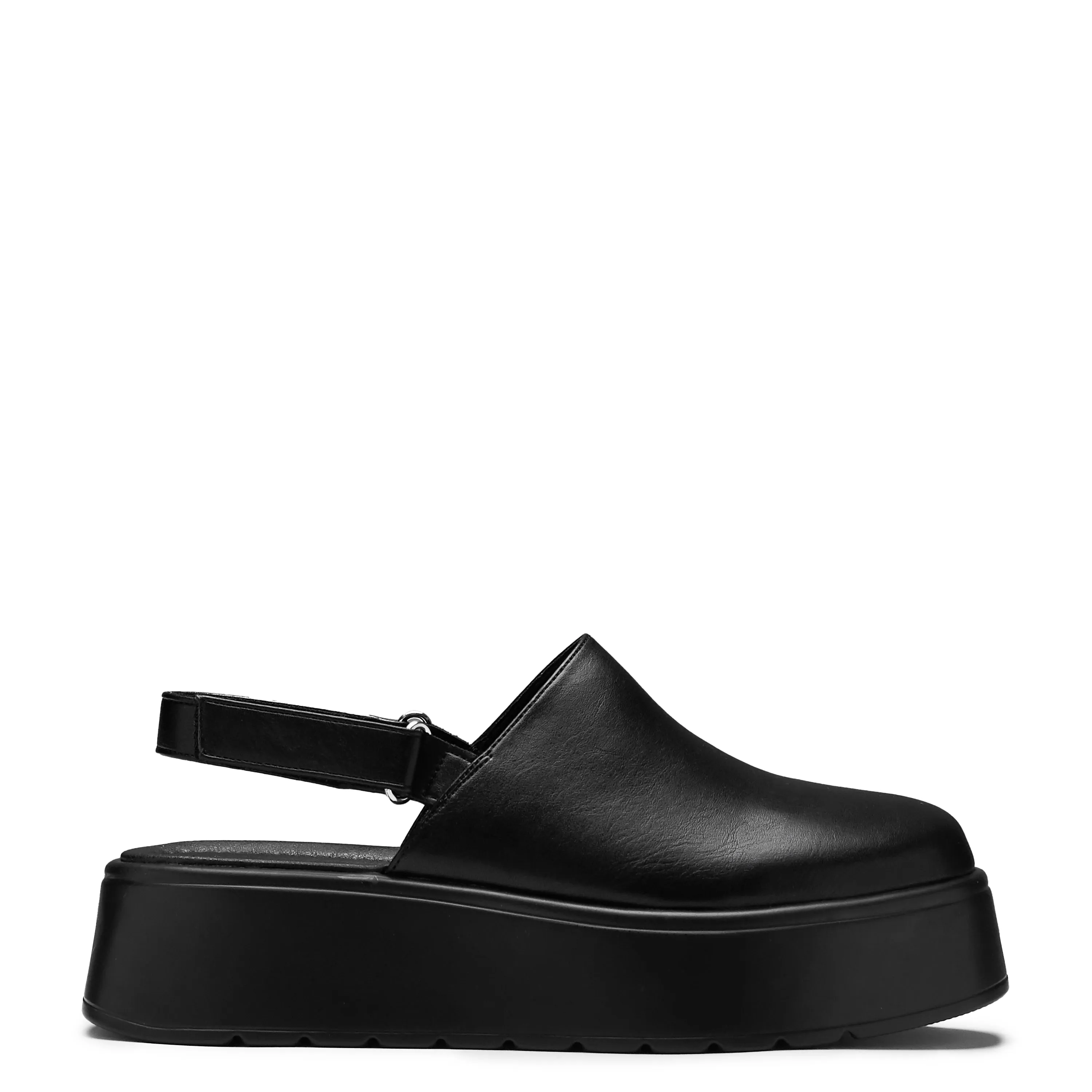 Treva Flatform Slingback Sandals - Black