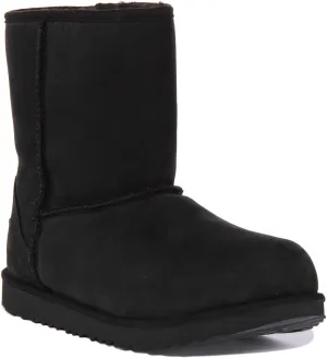 Ugg Australia Classic Weather In Black For Junior