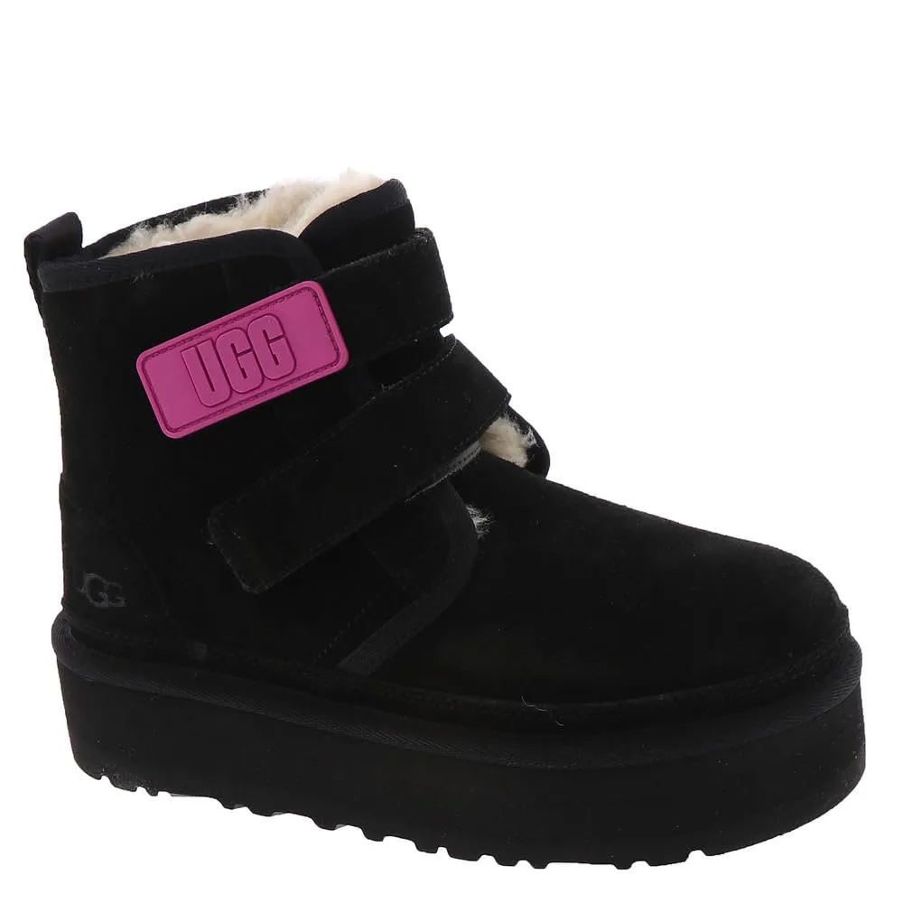 UGG Unisex-Child Neumel Platform Boot, Black