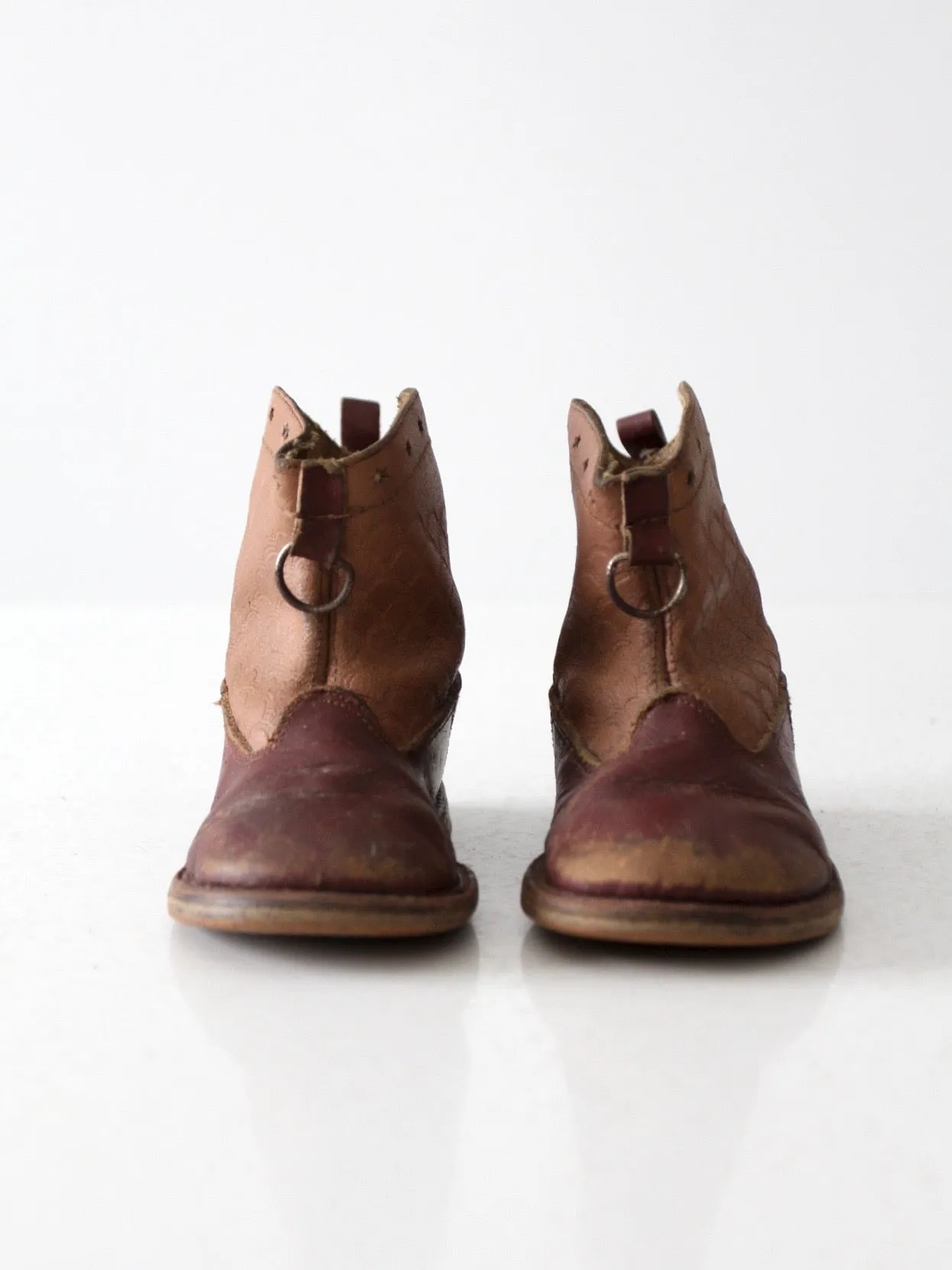 vintage 50s kids western boots