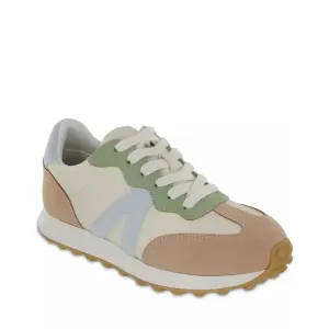 Women's Shoes MIA RACER Lace Up Sneakers GS1304104 BLUSH / BABY BLUE MULTI