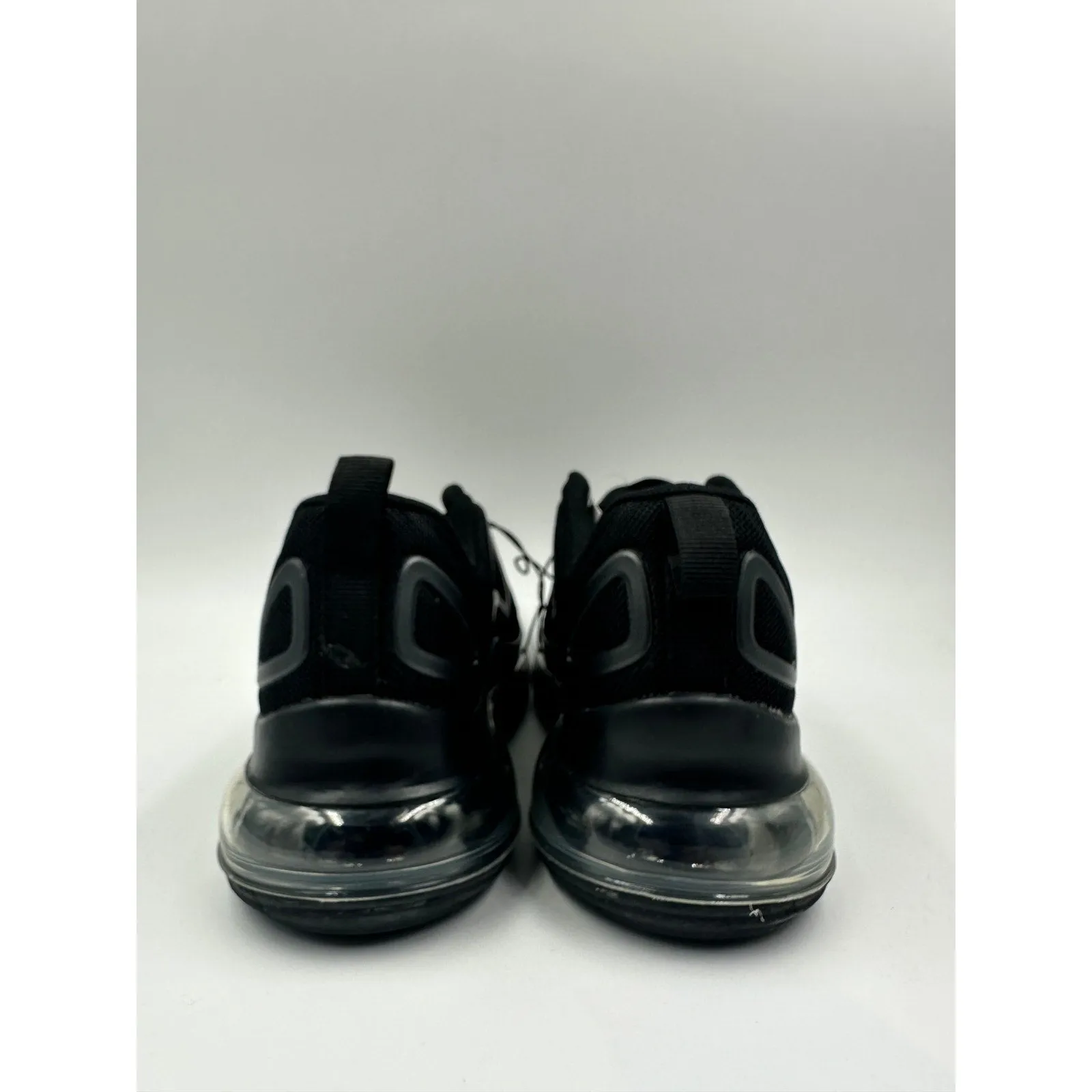 Women's size 6.5, All Black Airmax Style Sneaker with Design on the Upper Sole